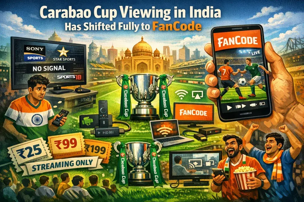Carabao Cup Viewing in India Has Shifted Fully to FanCode